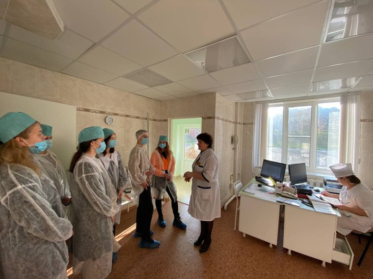 Медицинский класс в Губкинской детской больнице.